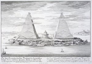 Las dos pirámides de Moeris, Rey de Egipto y su esposa, lámina 11 de 